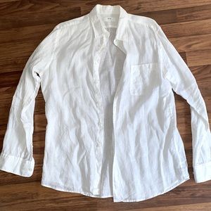 Uniqlo linen button down large
